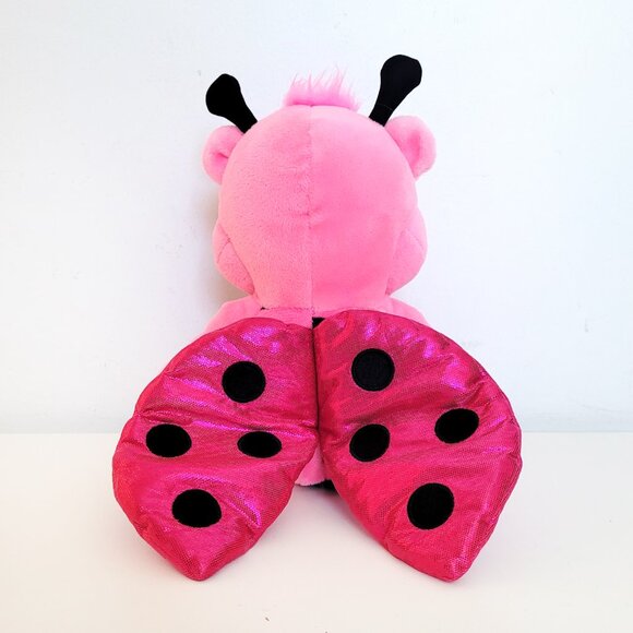 Care Bear Lady Bug Cheer Bear Fun Size Bean Plush Plush - GUC - Picture 2 of 6